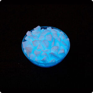 Glow Dark Blue Garden Pebbles