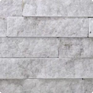 Crystle White Stacked Stone