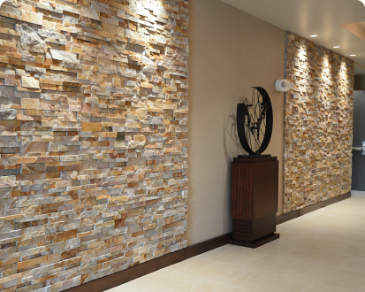 Stacked Stone Cladding
