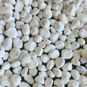 White Polish 30-40mm Garden Pebbles