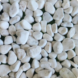 White Polish 40-60mm Garden Pebbles