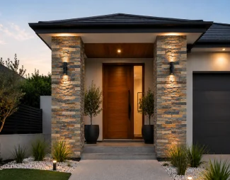 Exterior-Facade-Application-of-Stacked-Stone